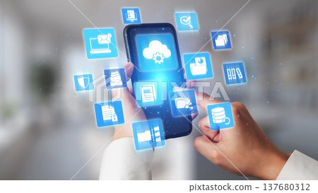 Managing online documents cloud storage and digital file security icons Gist Managing online documents cloud storage and digital file security icons Gist 137680312