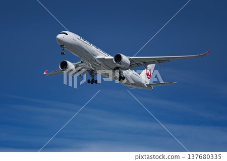 Japan Airlines (JAL) Airbus A350 passenger aircraft 137680335