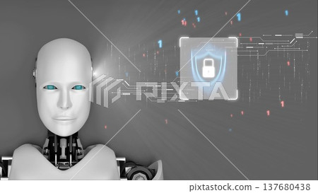 AI Defending Cybersecurity and Safeguarding Digital Assets. Kernel 137680438