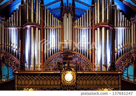 A magnificent pipe organ 137681247