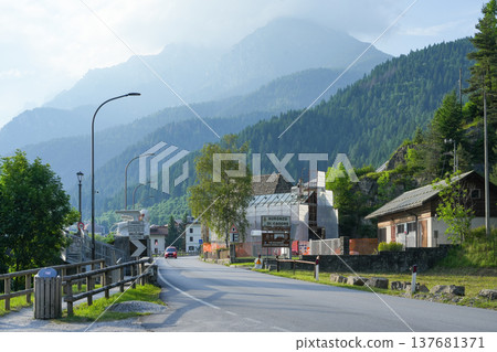Lake Santa Caterina, Belluno Province, Italy 137681371