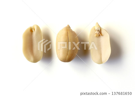 Peanuts viewed from directly above Peanuts viewed from directly above 137681650