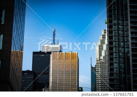 Buildings and blue sky Buildings and blue sky 137681781