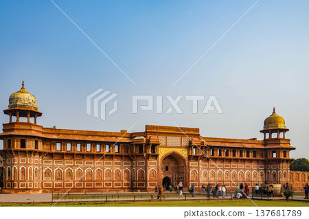 The main gate of Agra Fortress The main gate of Agra Fortress 137681789