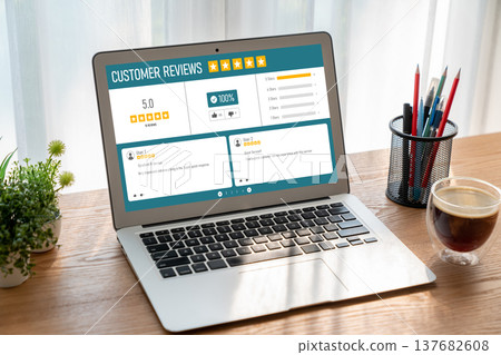 Customer experience and review analysis by modish computer software 137682608