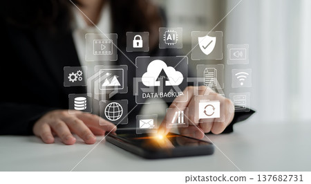 Data backup and cloud synchronization platform concept Parse 137682731