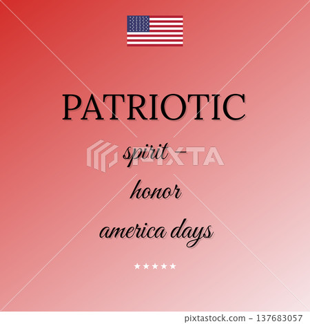 Patriotic Spirit Honor America Days 137683057