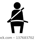 Seatbelt icon 137683702