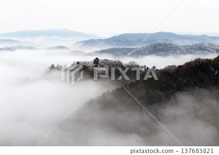冬日雲海與備中松山城（天空之城）25492 137683821
