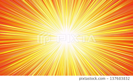 Orange radial background material, futuristic, cyberpunk feel, 16:9 aspect ratio. 137683832