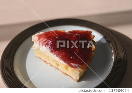 Afternoon tea time: Strawberry fruit tart Afternoon tea time: Strawberry fruit tart 137684034