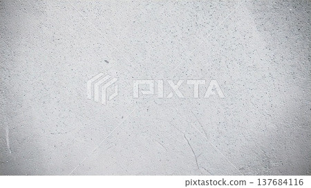White concrete pattern background texture, 16:9 aspect ratio, AI-generated material. 137684116