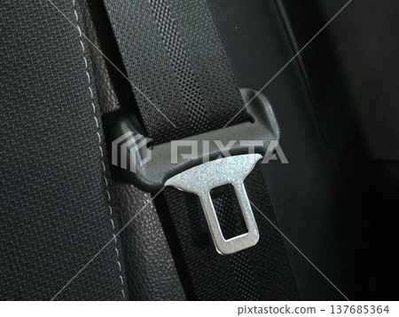 Close-up of a seat belt Close-up of a seat belt 137685364