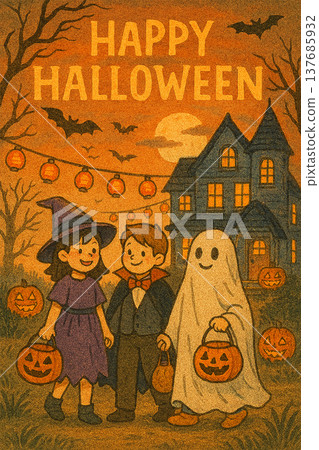 Halloween pumpkin and Halloween 137685932