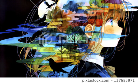 一個情緒不穩定的女孩 137685971