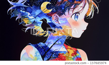 一個情緒不穩定的女孩 137685974