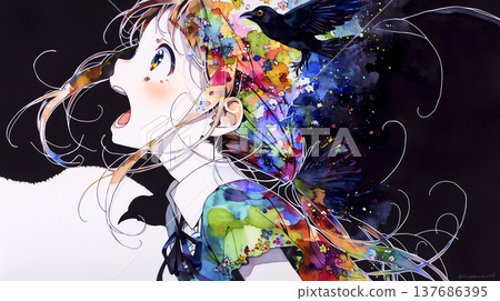 一個被焦慮驅使的女孩 137686395