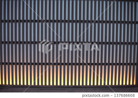 Wooden latticed window Wooden latticed window 137686608