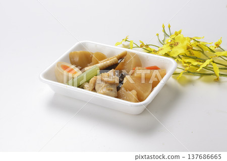 Assorted simmered dishes 137686665