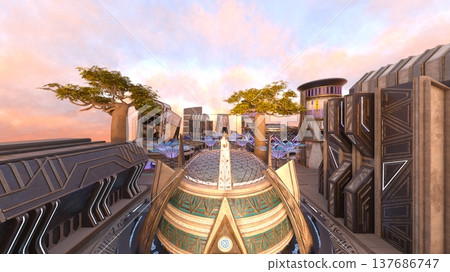 Future city landscape Future city landscape 137686747