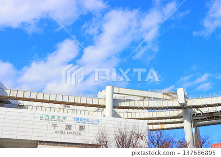 Scenery of Chiba Station, Chiba City, Chiba Prefecture Scenery of Chiba Station, Chiba City, Chiba Prefecture 137686805