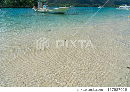 Beautiful scenery spreading across Ishigaki Island, Okinawa Prefecture in summer 137687026