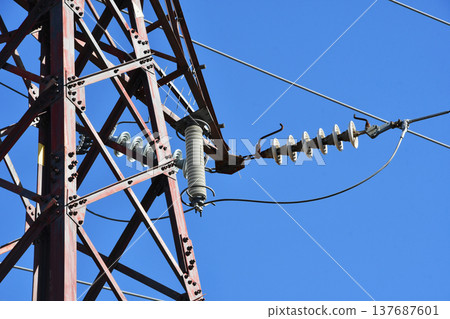 小山變電站輸電塔_08 小山變電站輸電塔_08 137687601