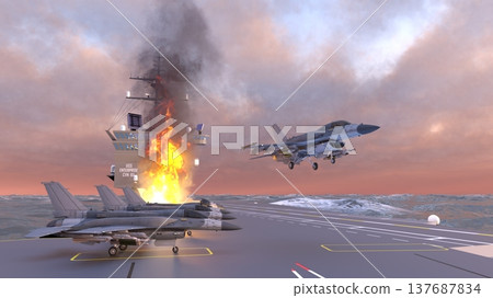 Aircraft carrier 137687834