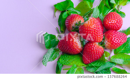 Mint and Strawberry Mint and Strawberry 137688264