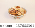 Soy sauce ramen (white background) 137688301