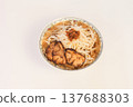 Soy sauce ramen (white background) 137688303