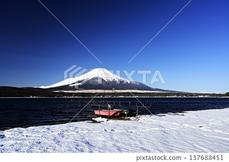 三月山中湖畔風光（地點：山中湖畔） 137688451