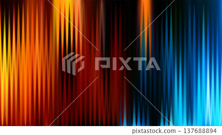 Ice fire bg. Red and blue ribbed glass background. Ice fire bg. Red and blue ribbed glass background. 137688894