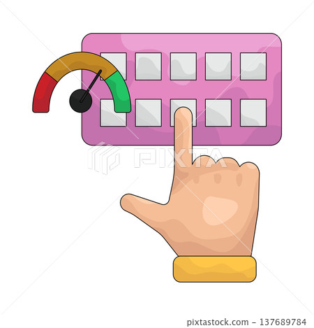 Illustration of Keystroke dynamics Illustration of Keystroke dynamics 137689784