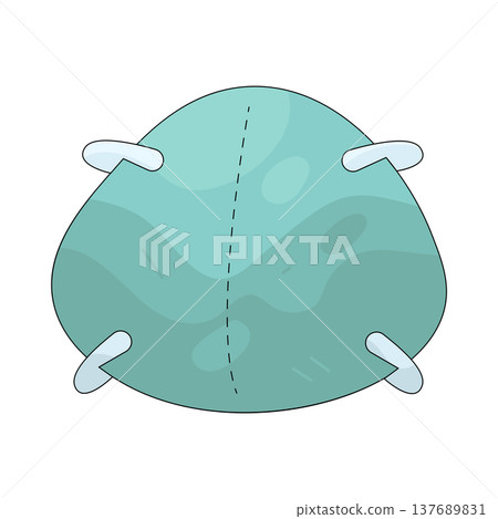Illustration of face mask 137689831