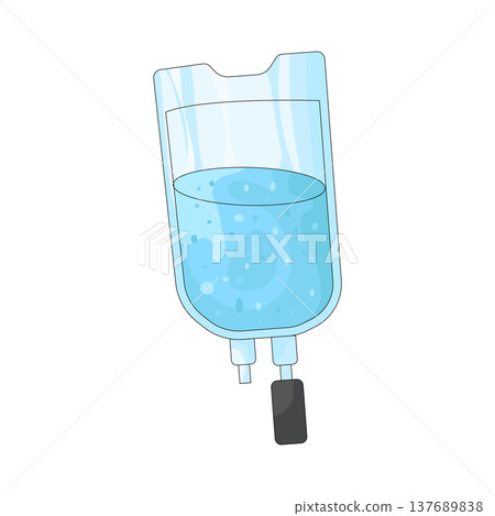 Illustration of iv bag Illustration of iv bag 137689838