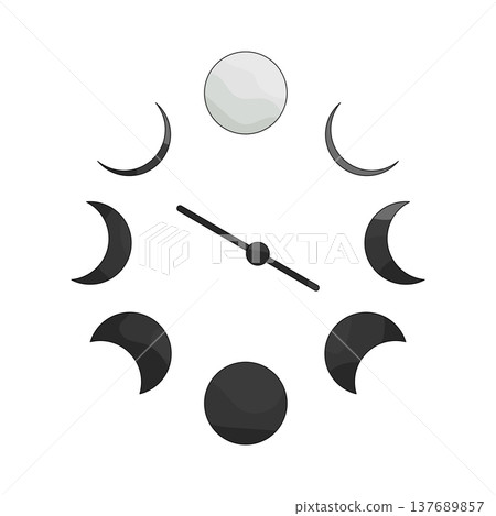 Illustration of clock Illustration of clock 137689857