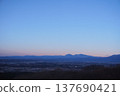 A winter morning in Otawara, Tochigi | Snow-covered mountains and rural landscape 137690421