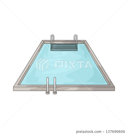 Illustration of Swimming pool Illustration of Swimming pool 137690608