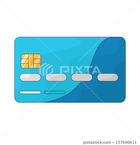 Illustration of Credit Card Illustration of Credit Card 137690611