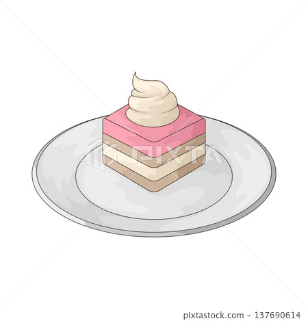 Illustration of Cake dessert Illustration of Cake dessert 137690614