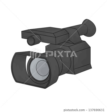 Illustration of Video Camera Illustration of Video Camera 137690631