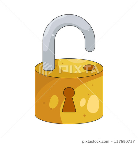 Illustration of Unlock Illustration of Unlock 137690737