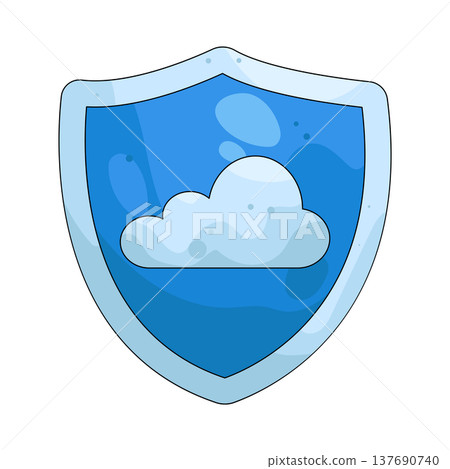 Illustration of Cloud security Illustration of Cloud security 137690740