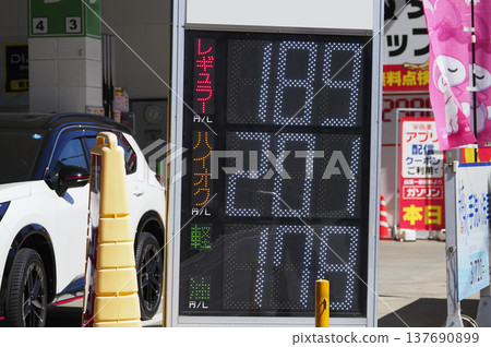 由於美伊戰爭，汽油價格飆升。 137690899