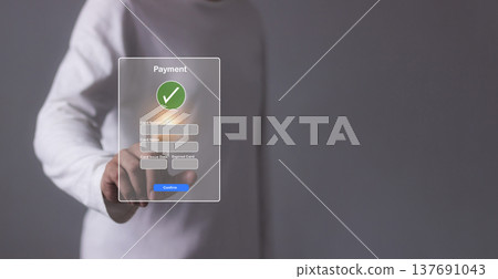 Young Man Hand Using Smartphone For Mobile Payment, Online payment, Digital, and Online shopping, Bank account phone, Mobile banking Young Man Hand Using Smartphone For Mobile Payment, Online payment, Digital, and Online shopping, Bank account phone, Mobile banking 137691043