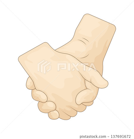 Illustration of Holding Hands 137691672