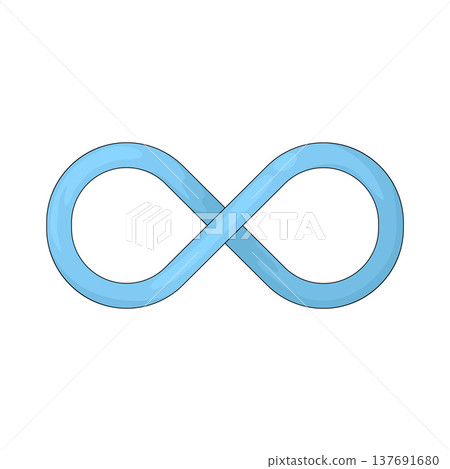Illustration of Infinity Symbol Illustration of Infinity Symbol 137691680