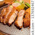 High-class pork cutlet 137692467