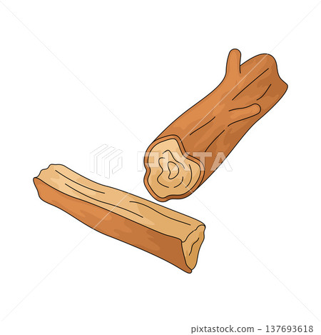 Illustration of Firewood Illustration of Firewood 137693618